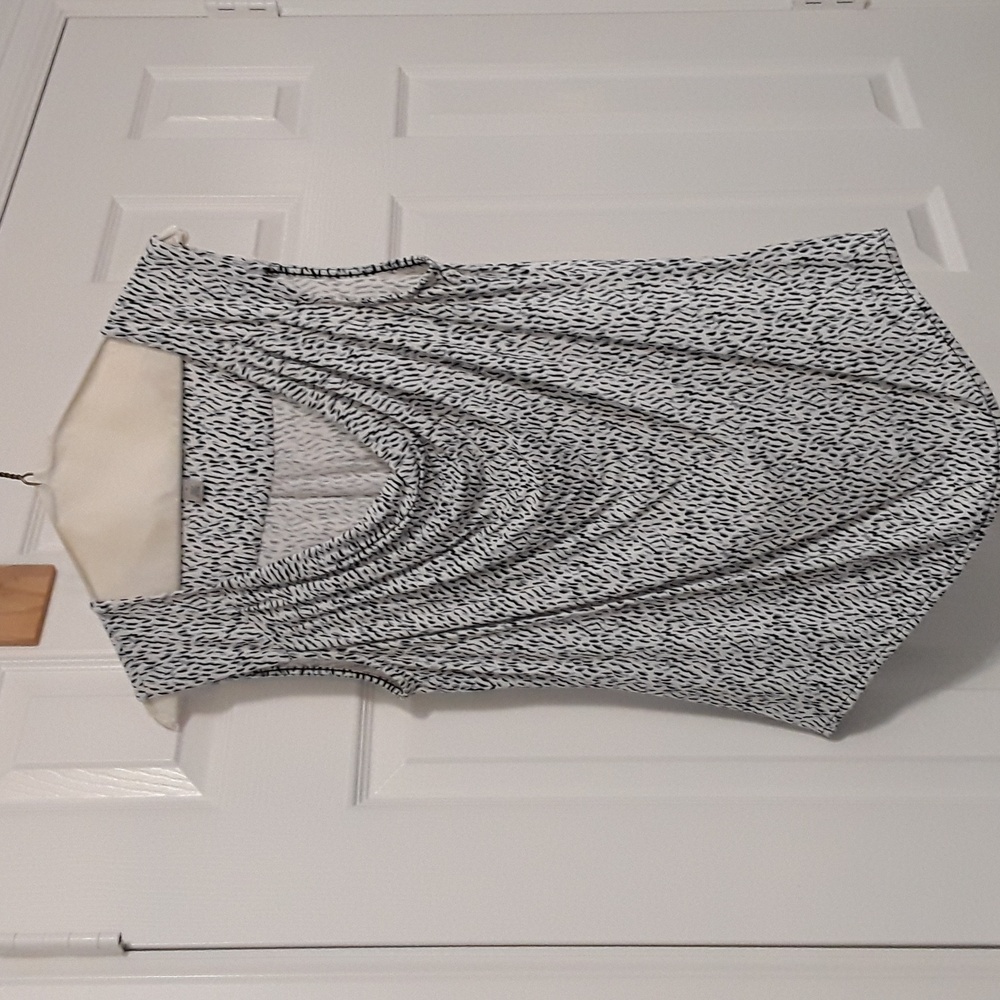 Knit cowl neck tee
